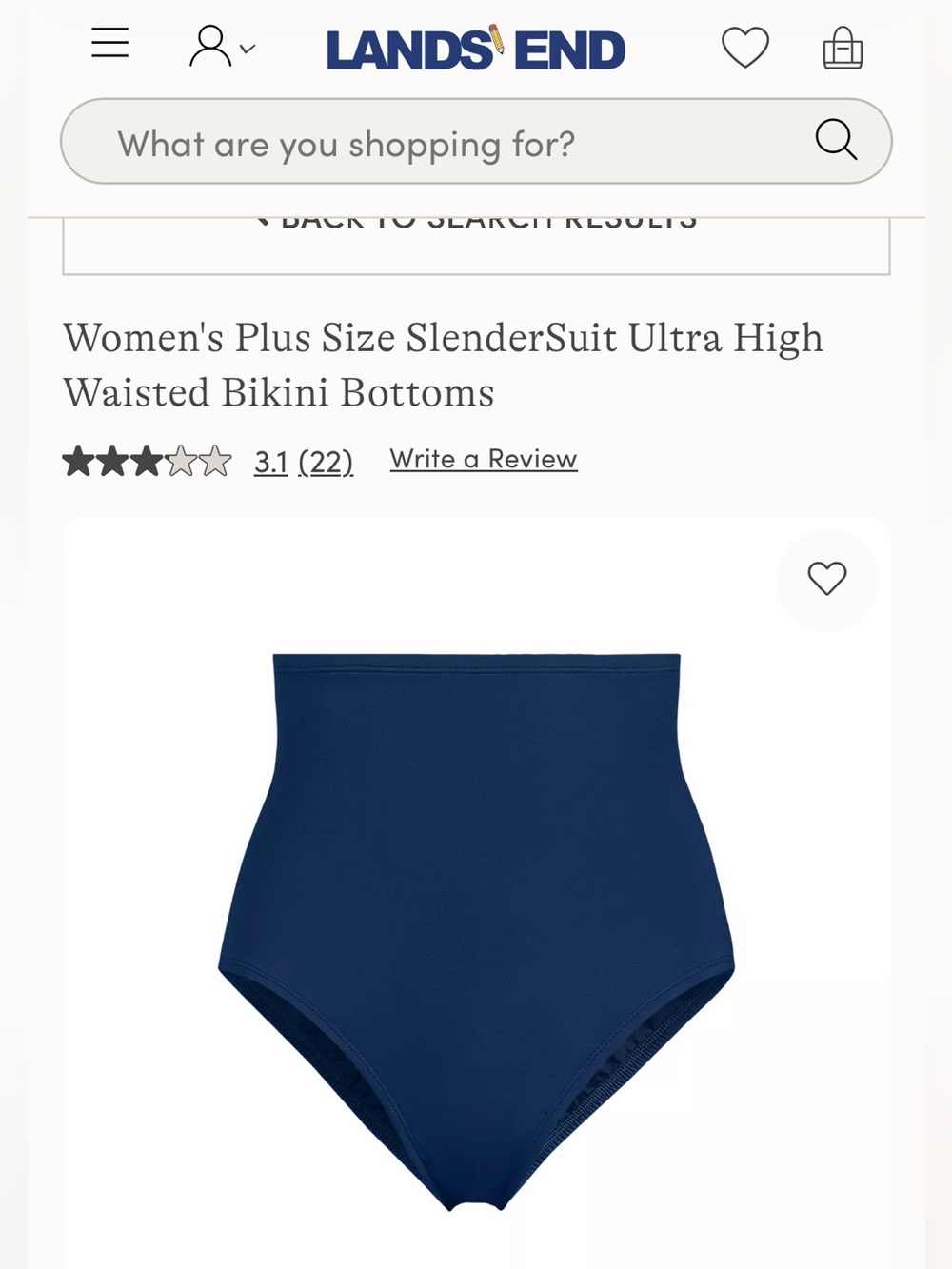 2 pairs Lands End Ultra High Bottoms